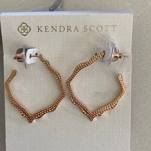 Kendra Scott Rose Gold color earrings